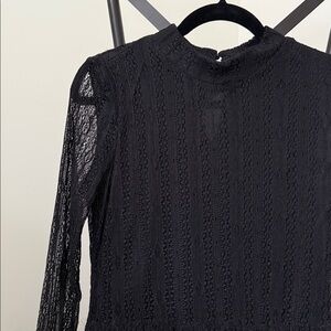 Stylish Black Lace Dress